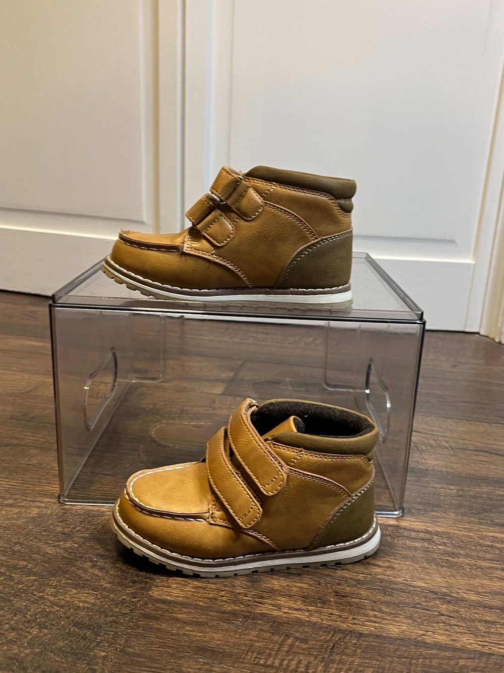 The Children's Place Tan Toddler Boys Moccasin Boots Size 8